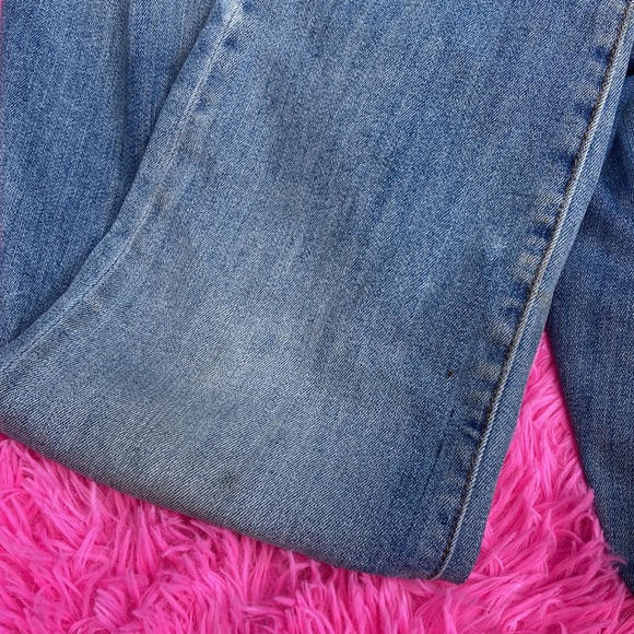 Vigoss skinny fit Jagger jeans with factory fade and fringe gems size 20 - Picture 6 of 7